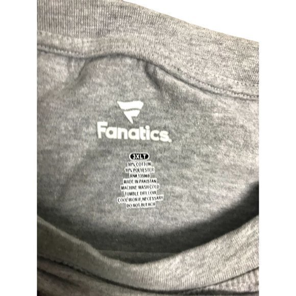 Fanatics NFL Cleveland Browns Mens XXXLT Gray Short Sleeve Crew Neck Shirt - Picture 3 of 4